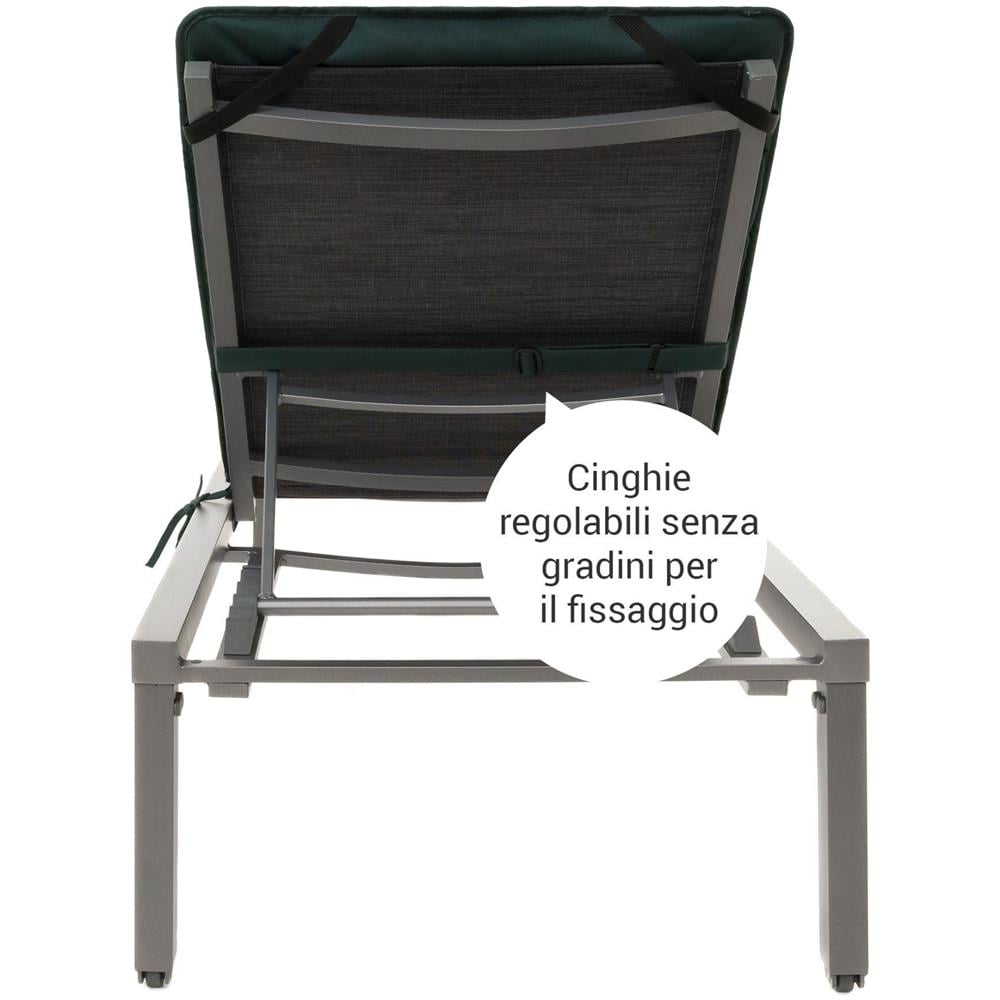 Cuscino per lettino FLAIR - Verde - 200x70cm - Foto 4