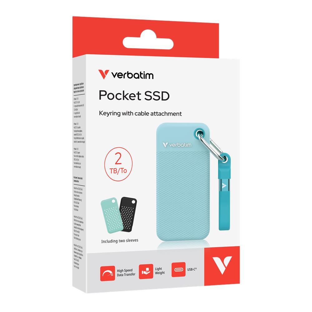 Pocket SSD 2 TB USB tipo-C 3.2 Gen 2 (3.1 Gen 2) Blu - Foto 6