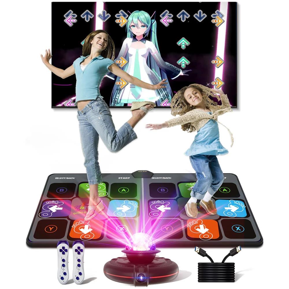 Doppio tappetino da danza sport movimento yoga con telecamera HD disco WIFI HDMI 8in1 - Foto 1