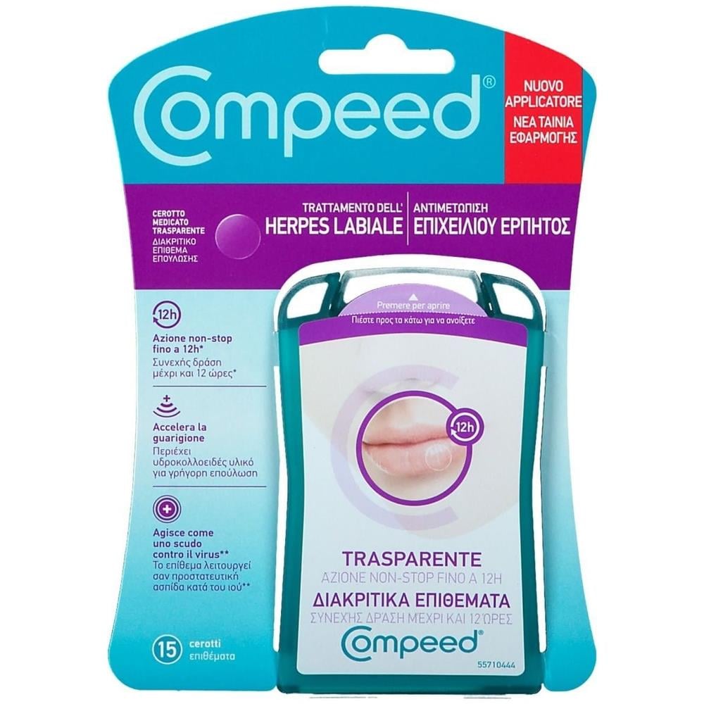 Compeed Trattamento Dell'Herpes Labiale 15 Pezzi - Foto 1