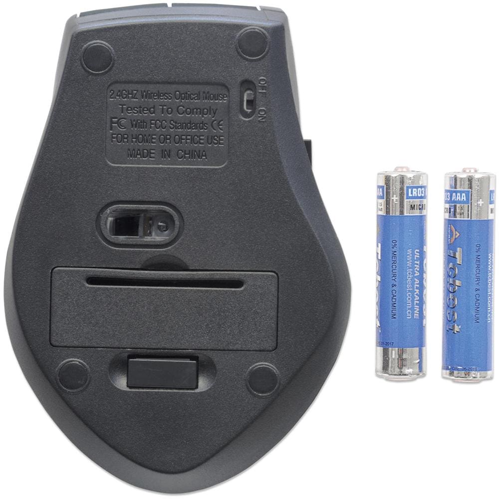 Mouse Ottico Wireless Curve 1600dpi Nero - Foto 4