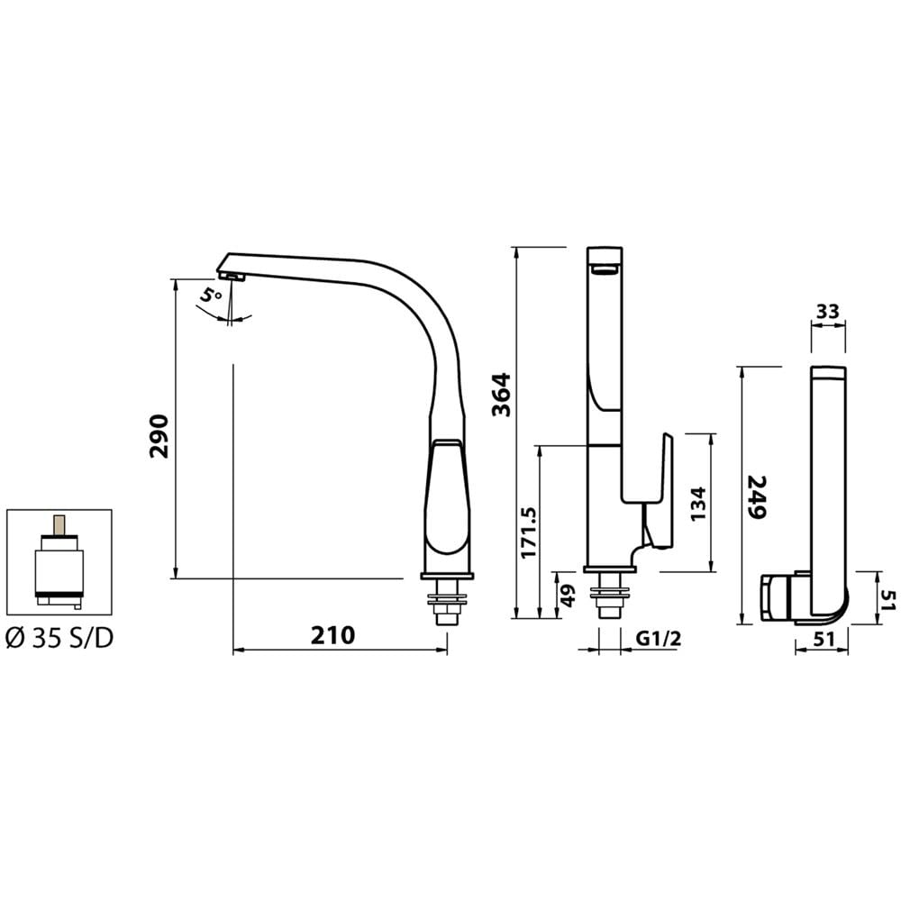 Cartuccia Epson T342 Ciano Compatibile No Oem - Foto 2