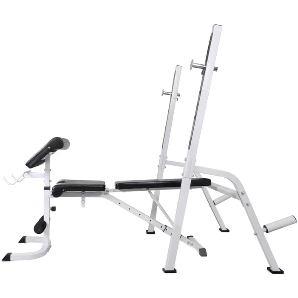 Panca Multifunzione Con Rack Bilanciere E Set Manubri 60,5 Kg - Foto 2