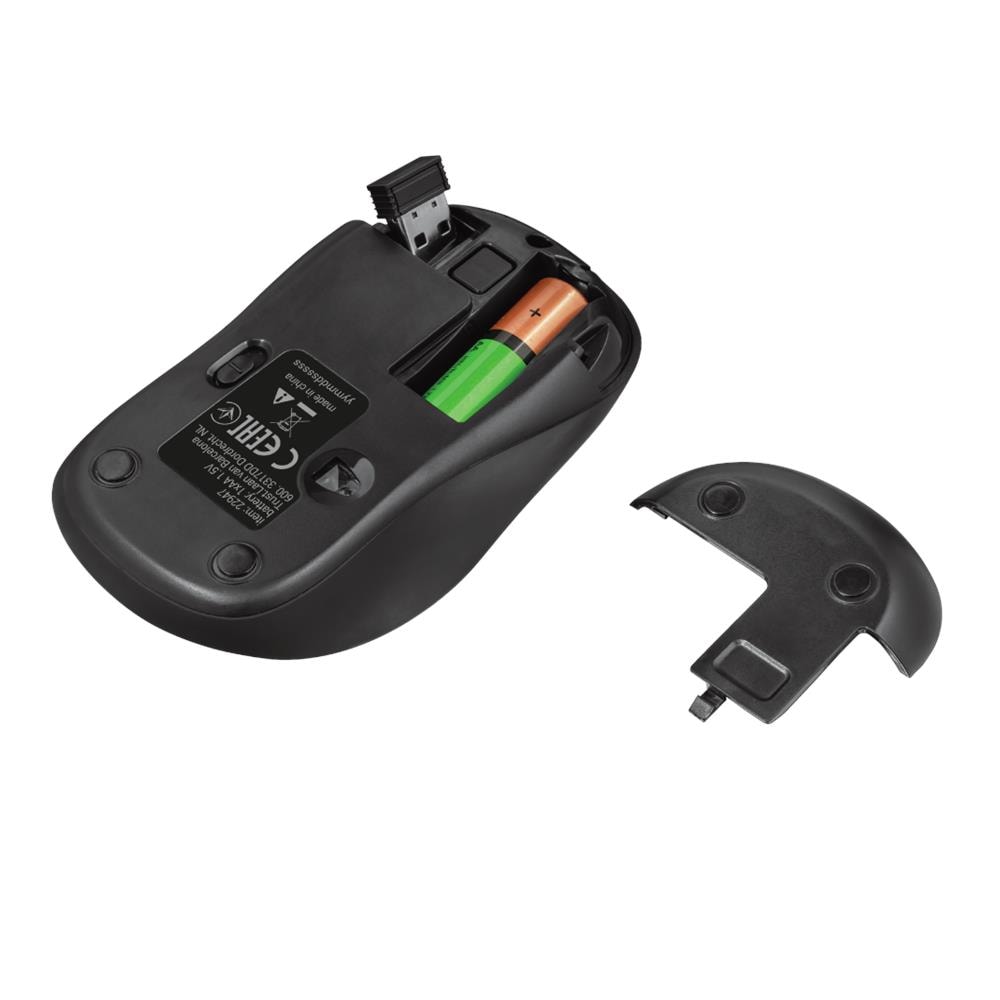 Mouse Yvi Plus Ottico 4 Tasti 1600 DPI Colore Nero - Foto 4