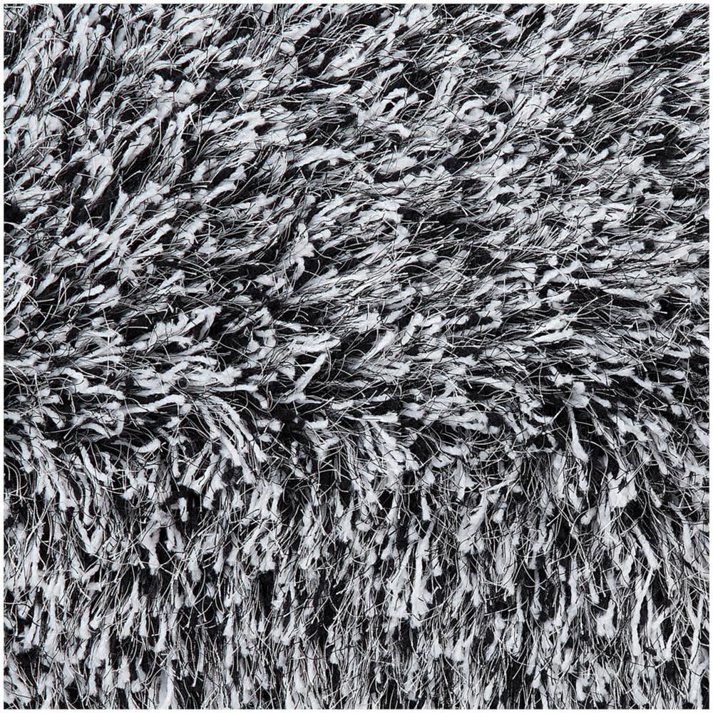 Tappeto Shaggy Color Grigio Sale E Pepe Di Forma Rotonda Ø140 Cm Cide - Foto 7