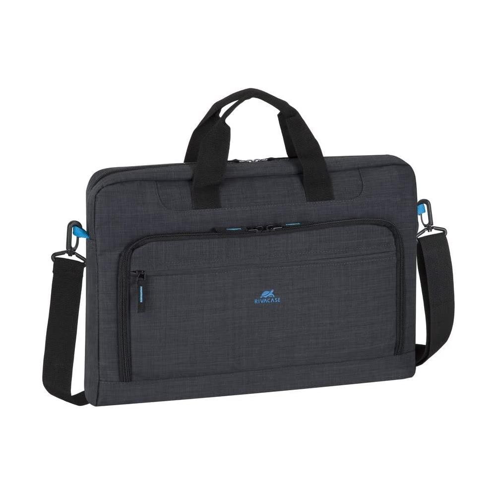 Borsa Regent 8058 per Notebook fino a 17.3" in Poliestere Colore Nero e Ciano - Foto 8