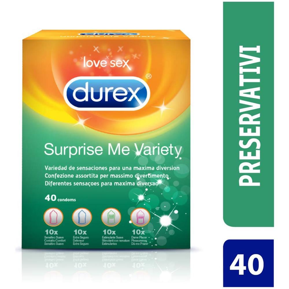 Preservativi Misti Durex Surprise Me Variety 40 Preservativi Diversi 4 Modelli Differenti - Foto 2