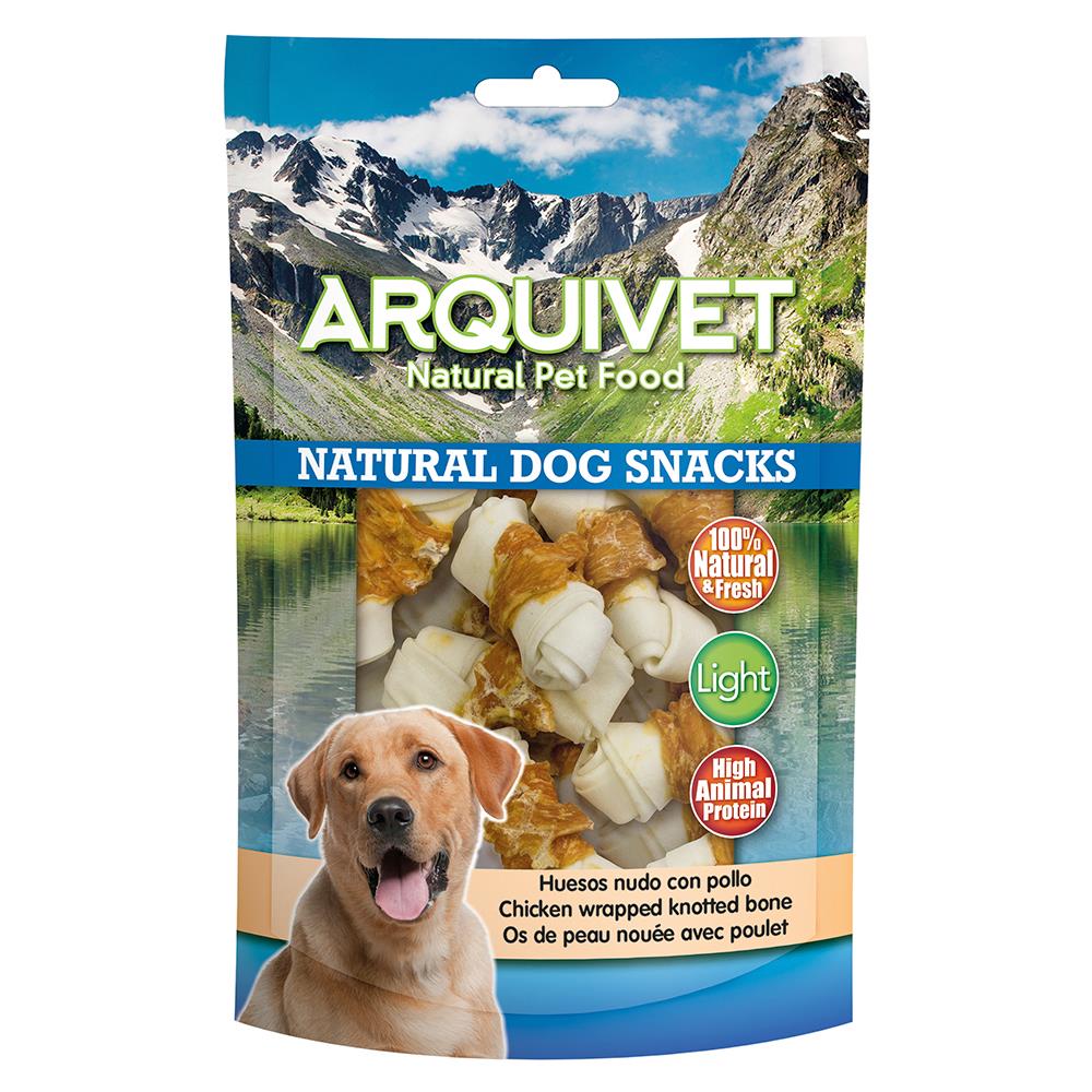 Snack Naturale Per Cani Ossa Nodi Di Pollo 110 Gr - Foto 1