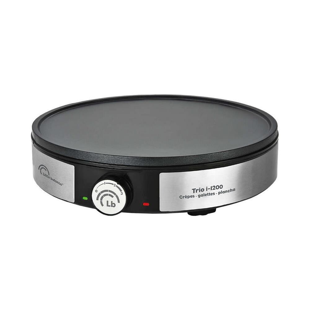 Crepiera 30cm 1200w Acciaio Inossidabile - 8383 - Foto 1