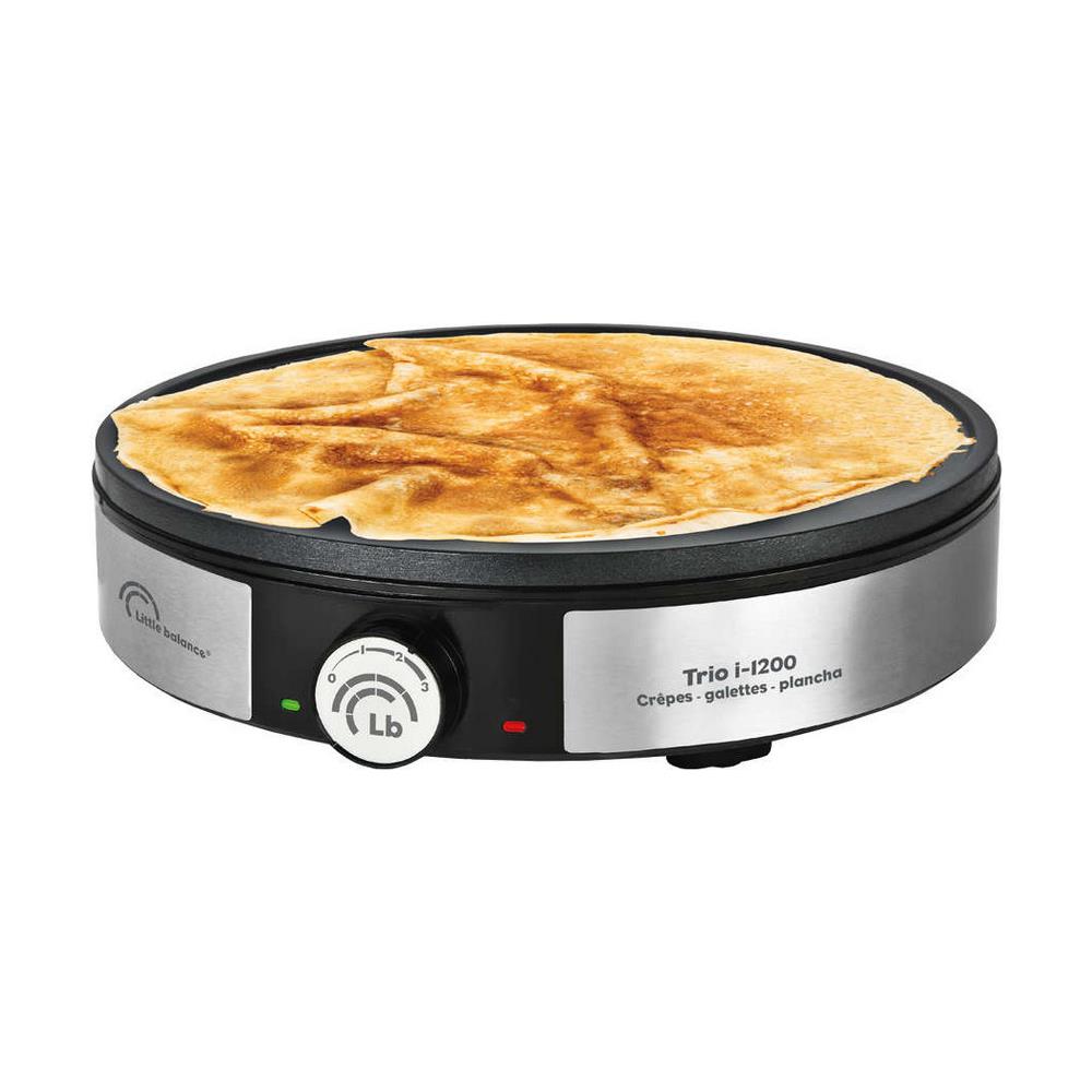 Crepiera 30cm 1200w Acciaio Inossidabile - 8383 - Foto 4