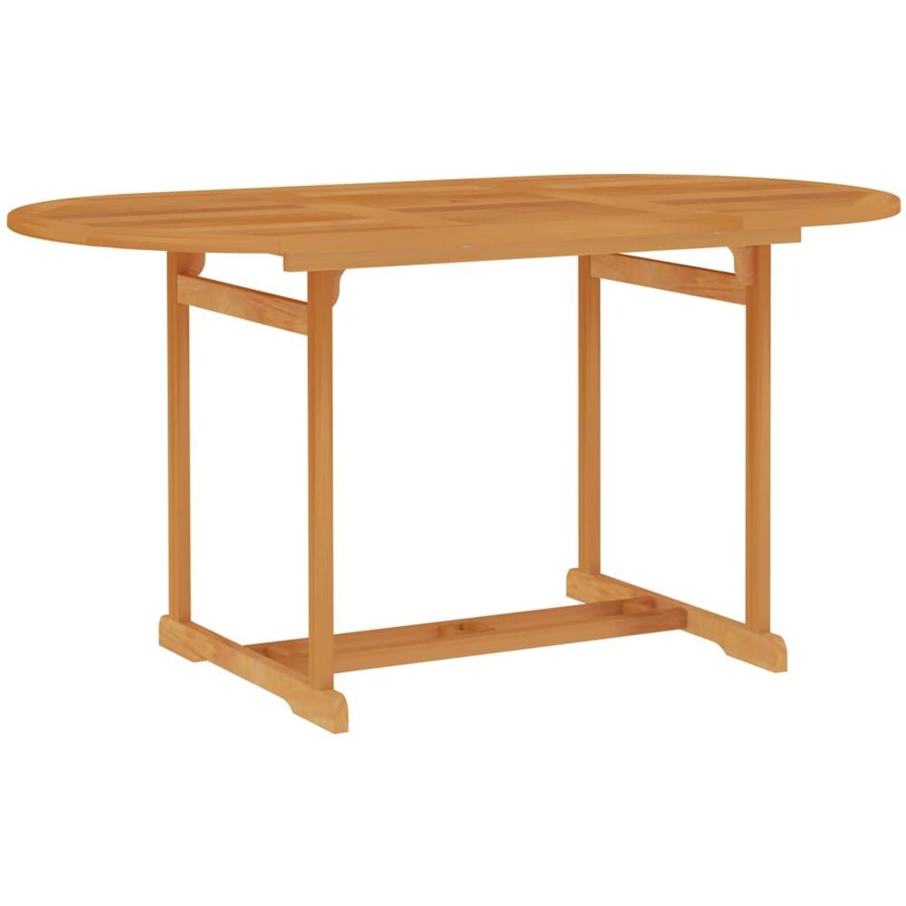 Set da Pranzo da Giardino 7 pz in Legno Massello di Teak - Foto 2