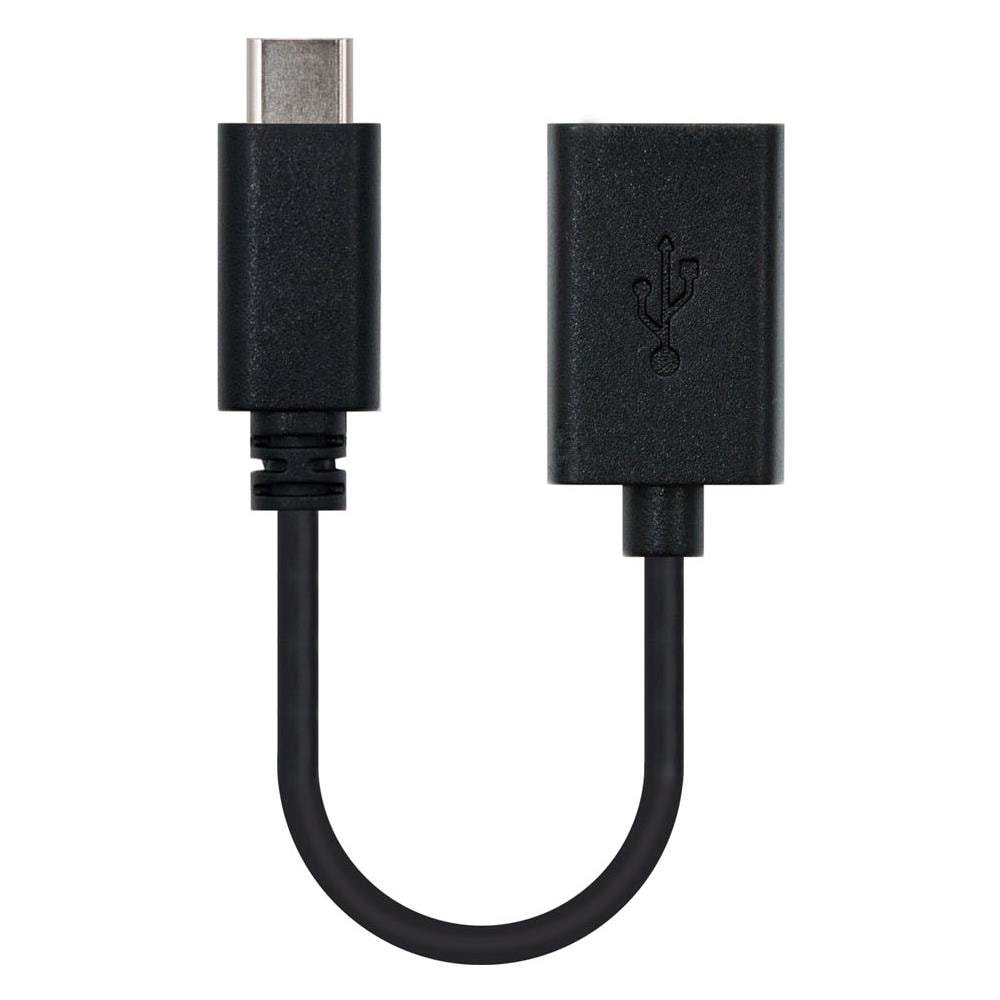 USB 2.0, 0.15m 0.15m USB C USB A Nero cavo USB - Foto 1
