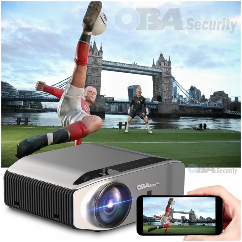 Videoproiettore Wifi Bluetooth 8000 Lumen Hd 1080p Supporta 4k Oba -pr708 - Foto 1