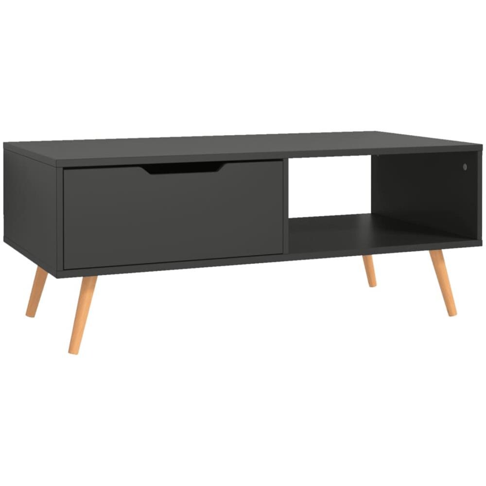 Tavolino da Salotto Grigio 100x49,5x43 cm in Legno Multistrato - Foto 6