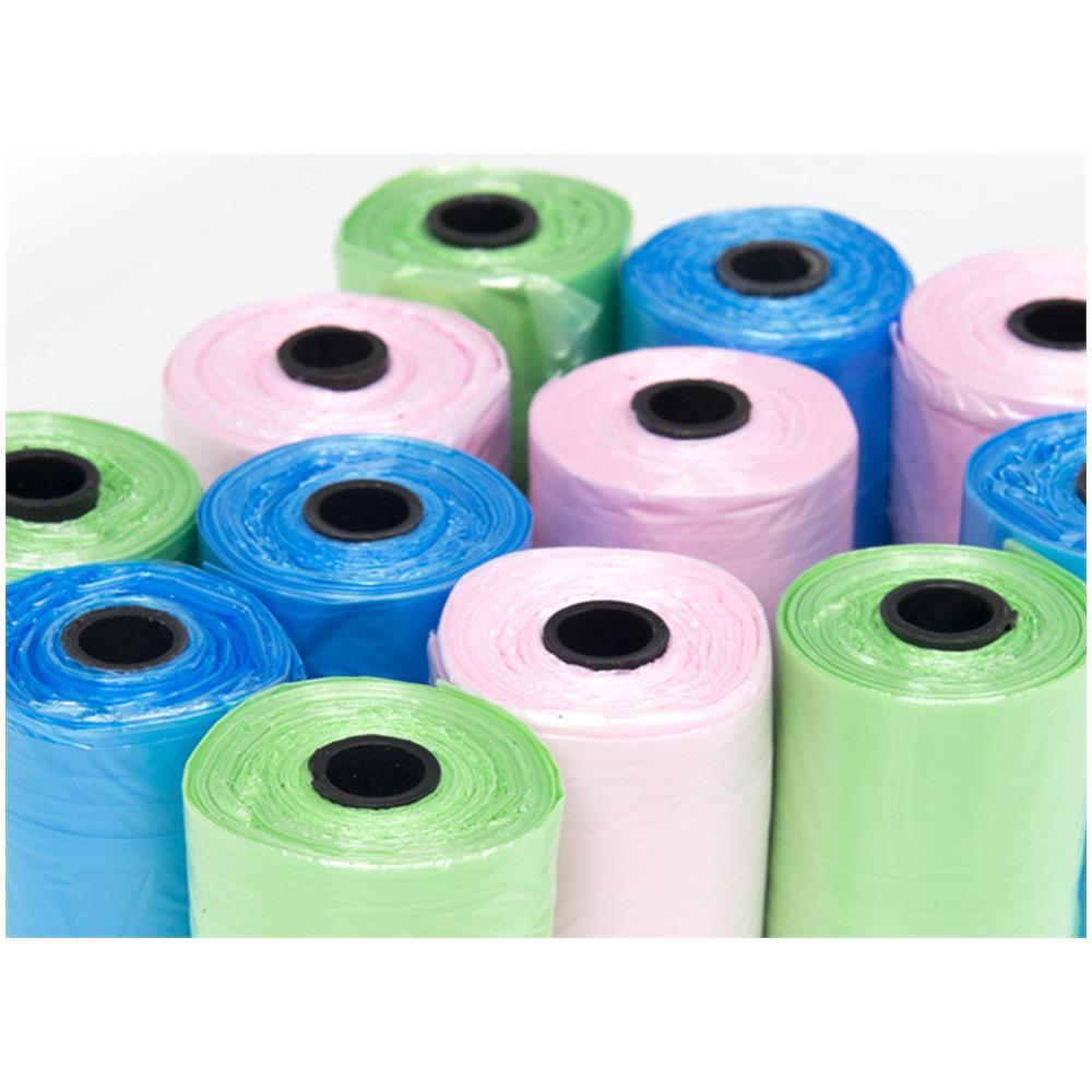Set 4 Rotoli Da 20 Sacchetti Igienici Per Bisogni Cani Bustine Escrementi Colori Assortiti - Foto 2