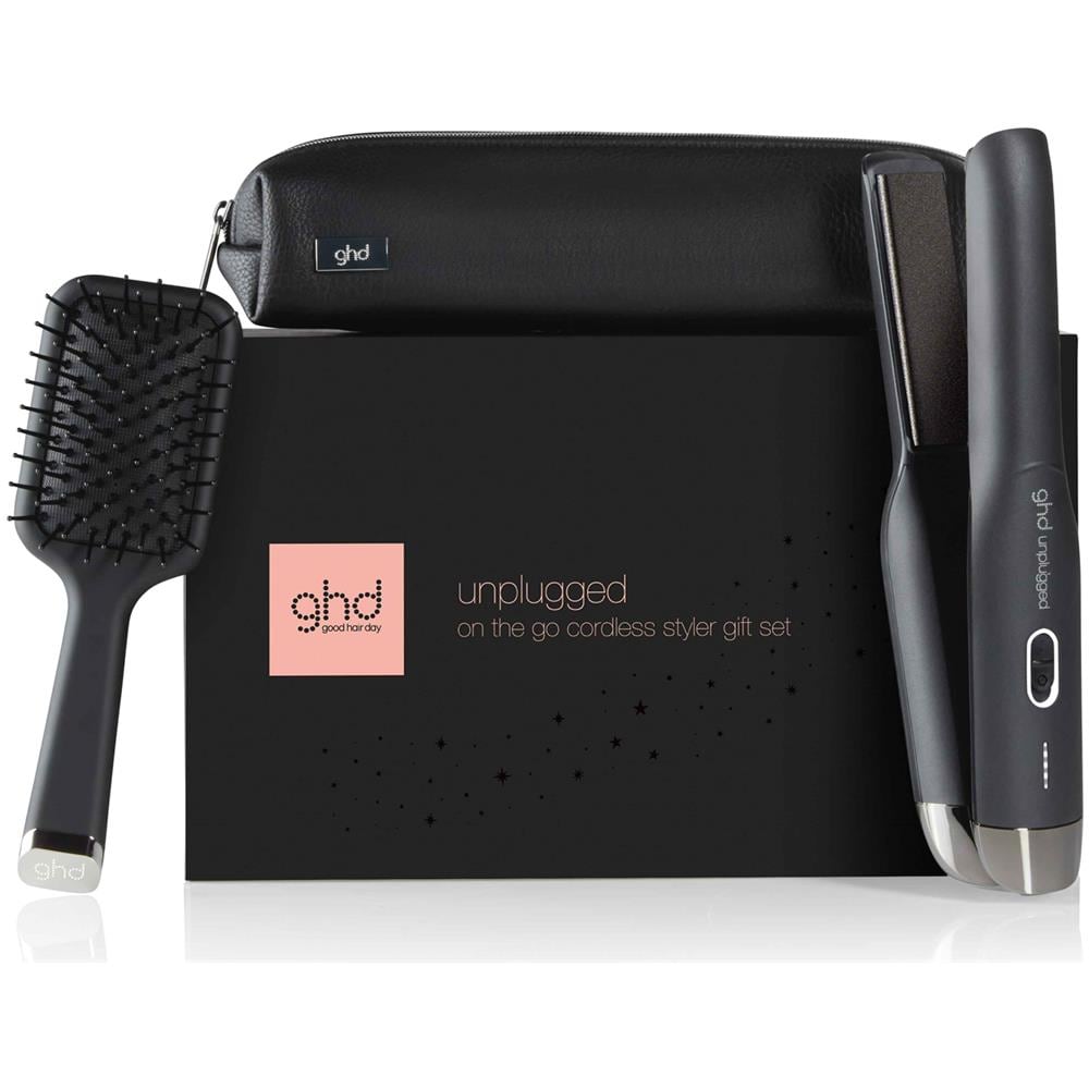 Unplugged Gift Set Natale 2023 - Piastra Senza Fili + Paddle Brush - Fantastica Idea Regalo - Foto 1