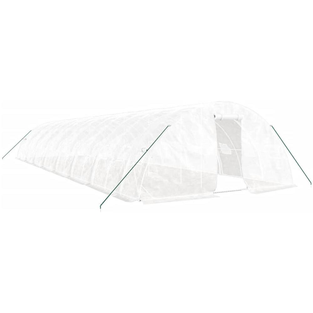 Serra Con Telaio In Acciaio Bianco 80 M 16x5x2,3 M - Foto 2