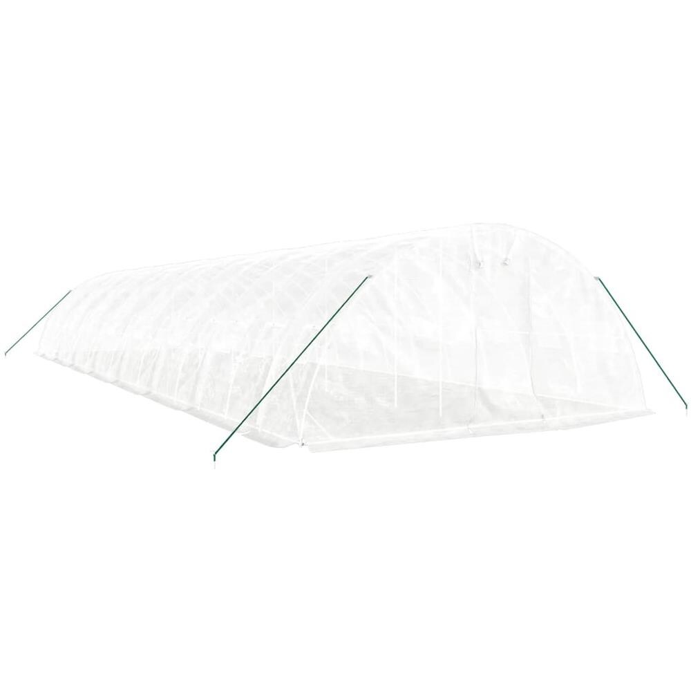 Serra Con Telaio In Acciaio Bianco 80 M 16x5x2,3 M - Foto 3
