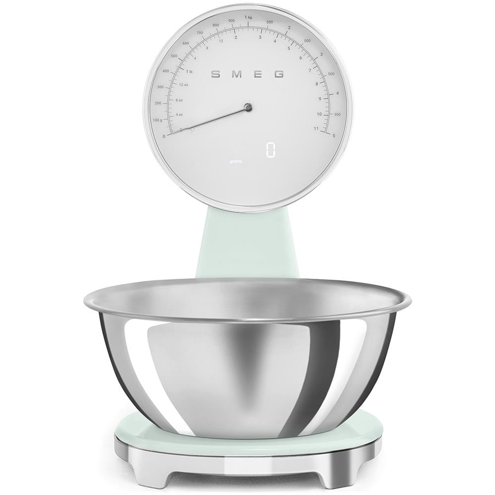 Bilancia da Cucina Elettronica KSF01PGWW con Capacità Massima 5 kg Display LCD Colore Acciaio Inox - Foto 1