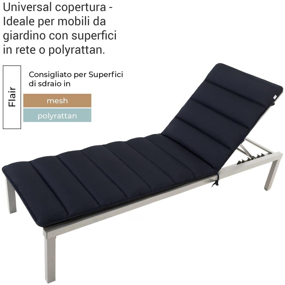 Cuscino per lettino FLAIR - Blu - 200x70cm - Foto 2