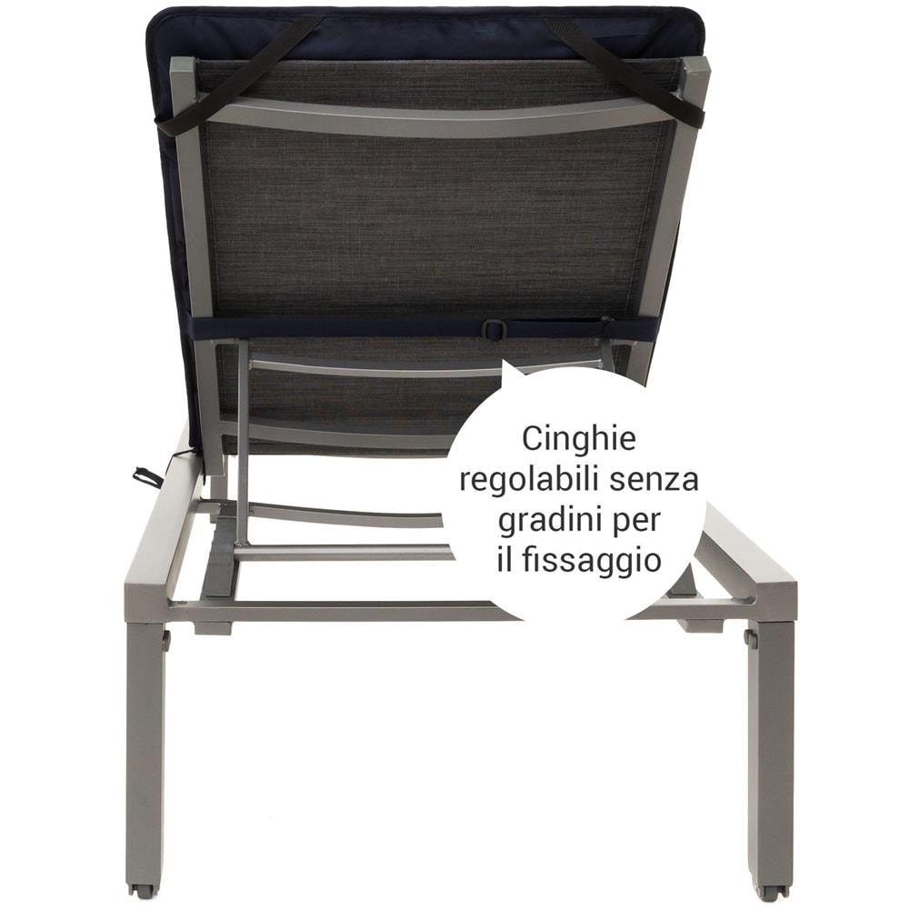 Cuscino per lettino FLAIR - Blu - 200x70cm - Foto 4