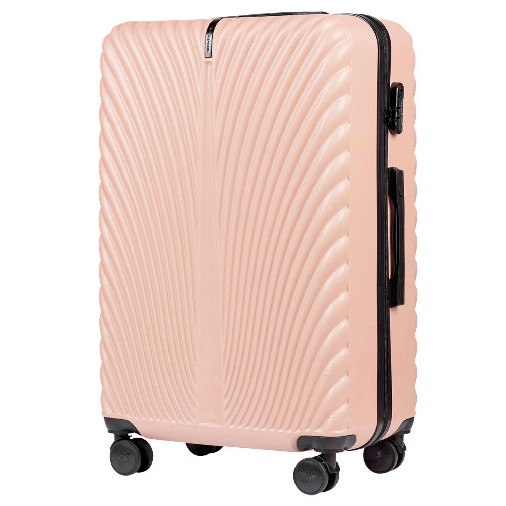 Valigia grande Wings Swan 28"" - Rosa, ABS+ rigida - Foto 1