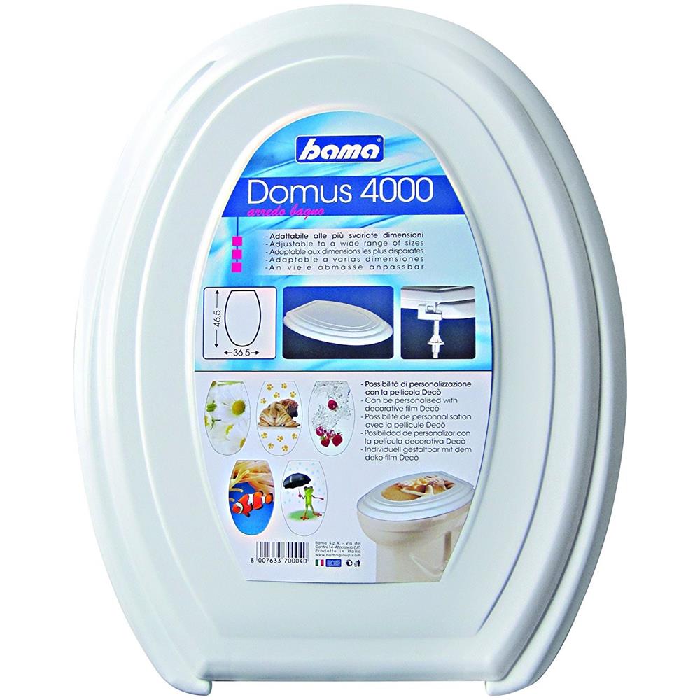 Domus 4000 Copri Wc Colore Bianco / Argento - Foto 2