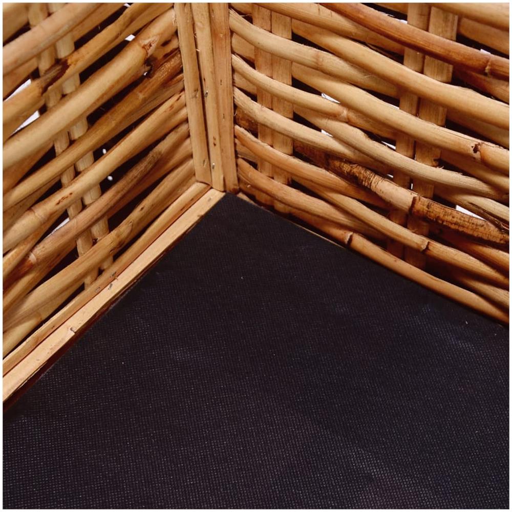 Divano a 3 Posti in Rattan Naturale 195 x 80 x 67 cm - Foto 2