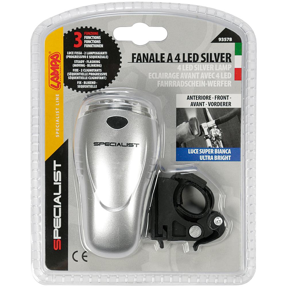 Fanale Anteriore Silver 4 Led - Foto 6