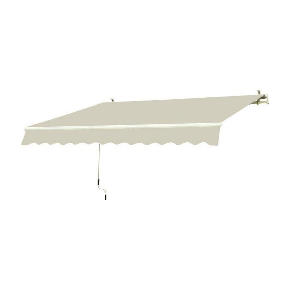 Tenda Da Sole Barra Quadra 200x300 Cm Tessuto In Poliestere Beige Unito - Foto 2