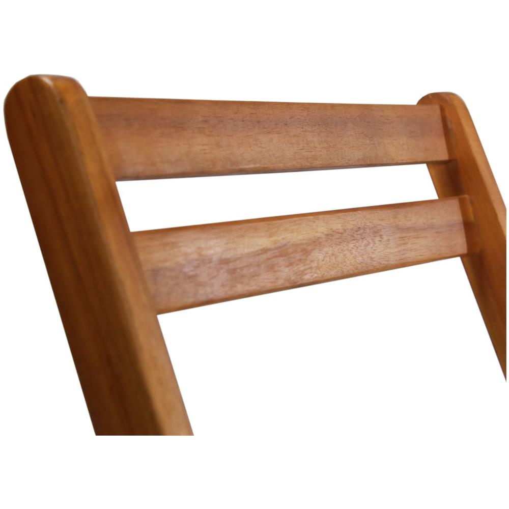 Sedie da Bistrò per Esterni 2 pz in Legno Massello di Acacia - Foto 7