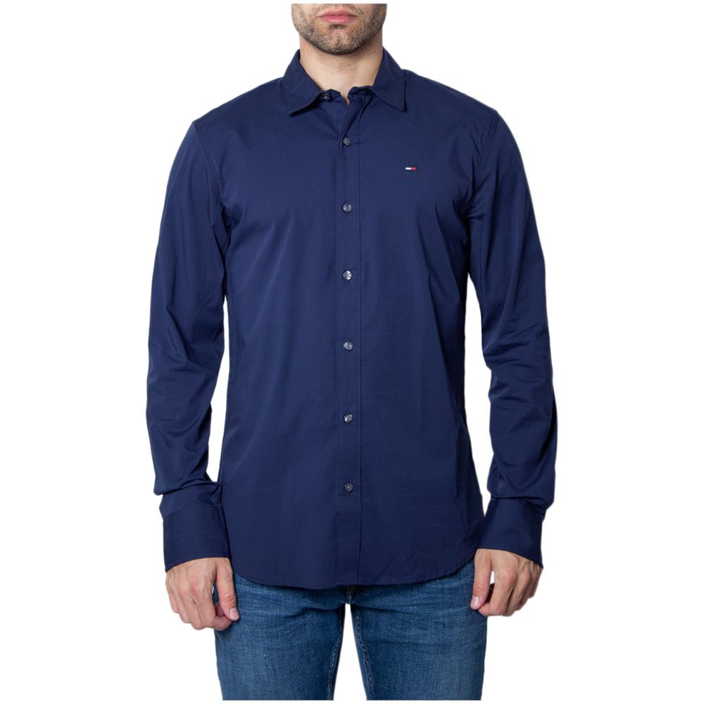 Camicia Uomo Dm0dm04405 Orig. stretch 002 Black Iris - Foto 2