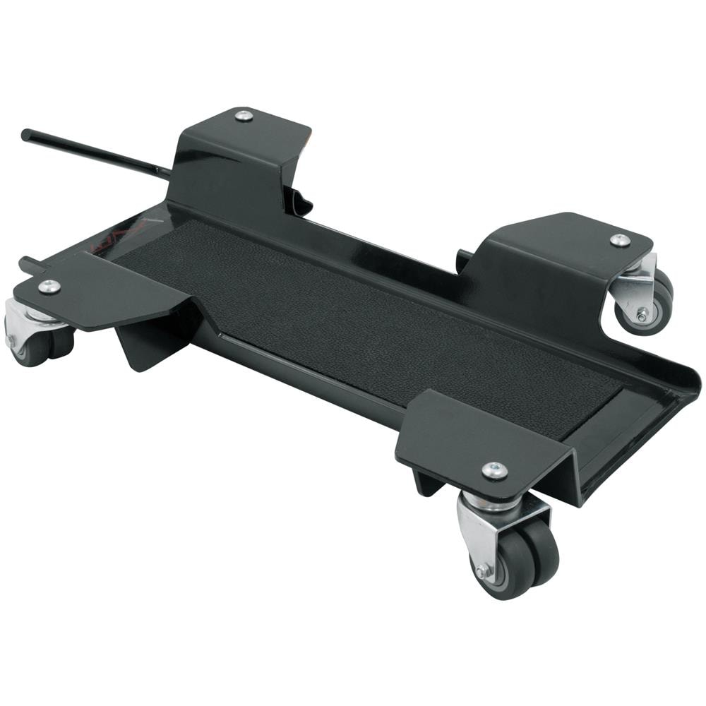 Cavalletto Sposta Moto Carrello Pedana Scooter Universale 4 Ruote Nylon Rosso - Foto 1