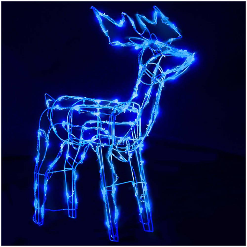 Decorazioni di Natale a Forma di Renne 3 pz 229 LED - Foto 3