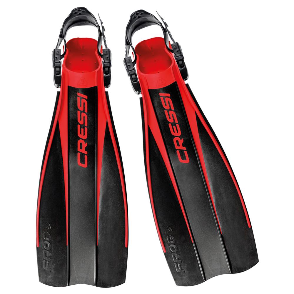 Pinne Frog Nero / rosso Xs / s Nero / rosso - Foto 1