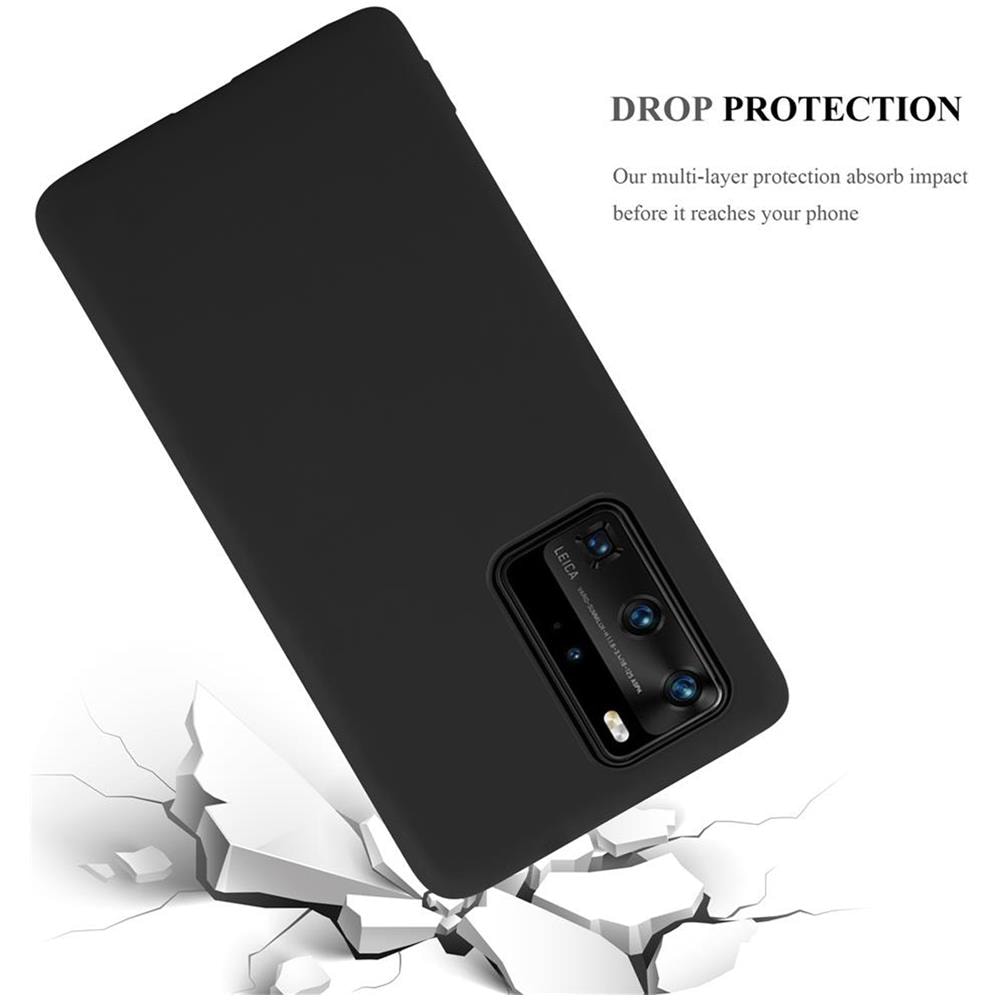 Custodia Compatibile Con Huawei P40 Pro+ In Candy Nero - Coperchio Protettivo In Silicone Tpu Flessibile - Foto 8
