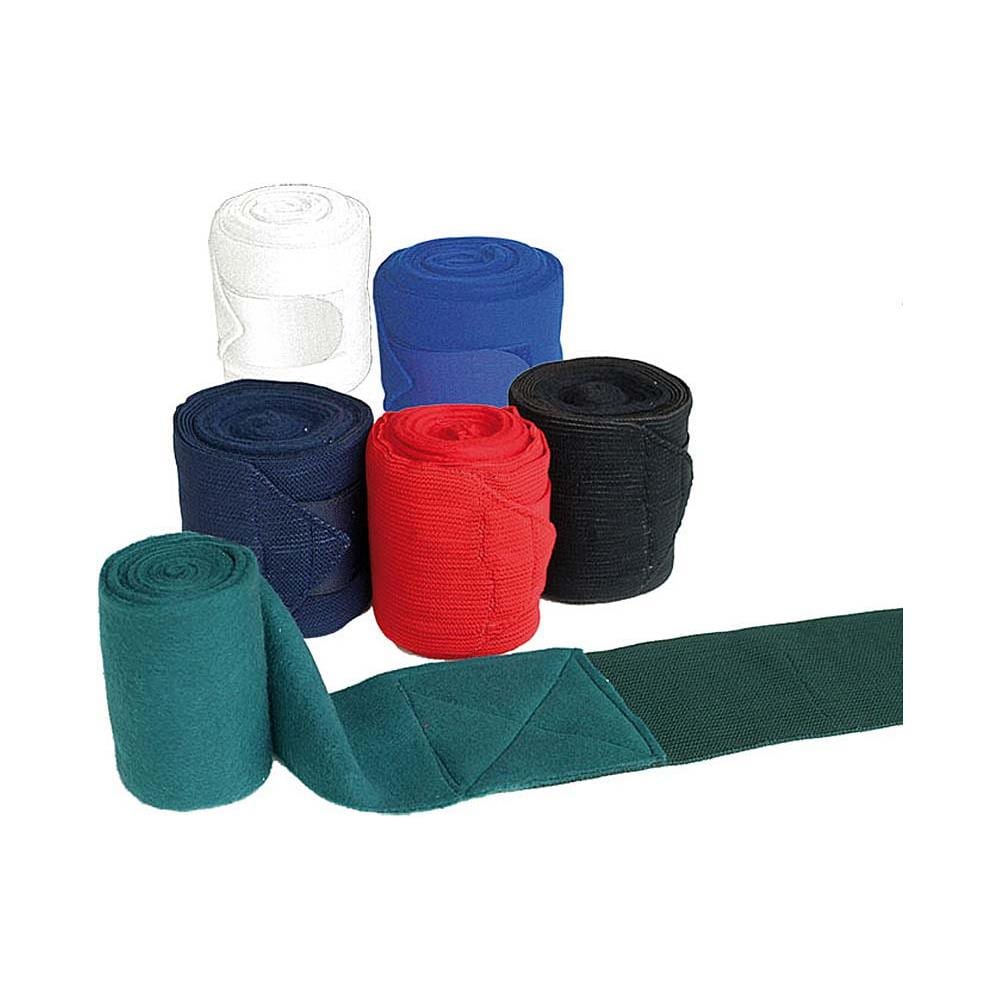 Fasce Daslö Pony Da Lavoro In Tessuto Elastico E Pile Che Può Fungere Da Sottofascia Con Chiusura A Strappo Set 4 Pz Pony (2 Mt)  - Foto 1