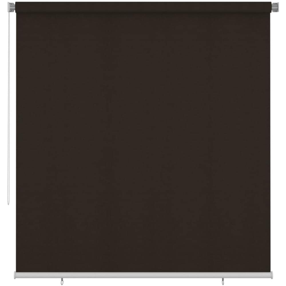 Tenda A Rullo Per Esterni 220x230 Cm Marrone Hdpe - Foto 1