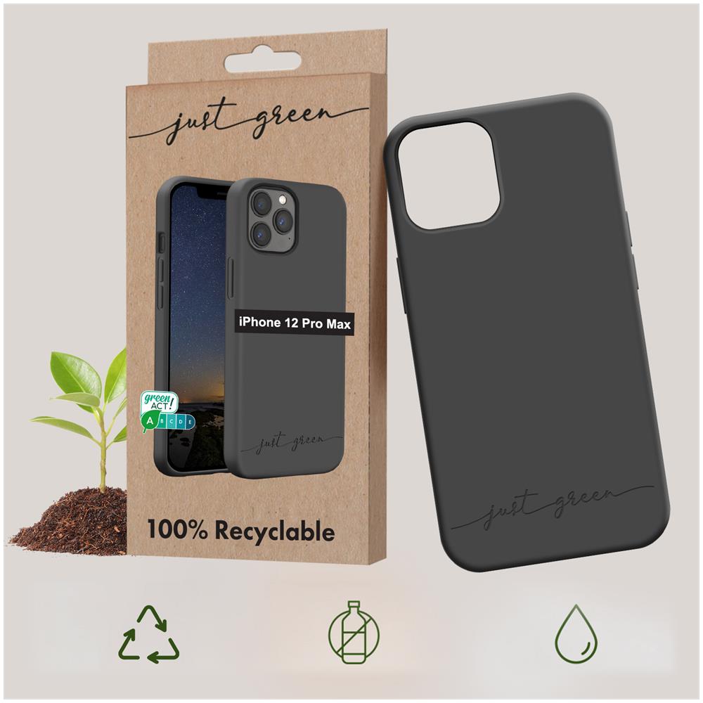 Cover Biodegradabile Per Iphone 12 Pro Max Nera - Foto 6