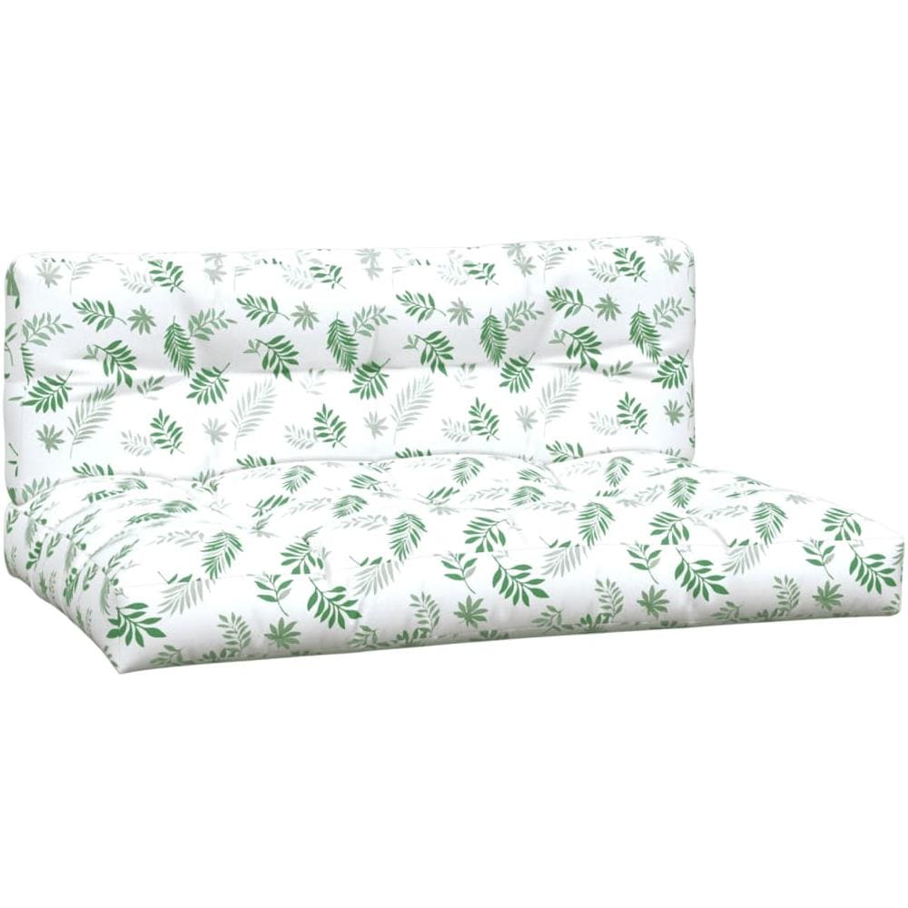 Cuscini Per Divani In Pallet 2 Pz Motivo A Foglie Tessuto - Foto 2