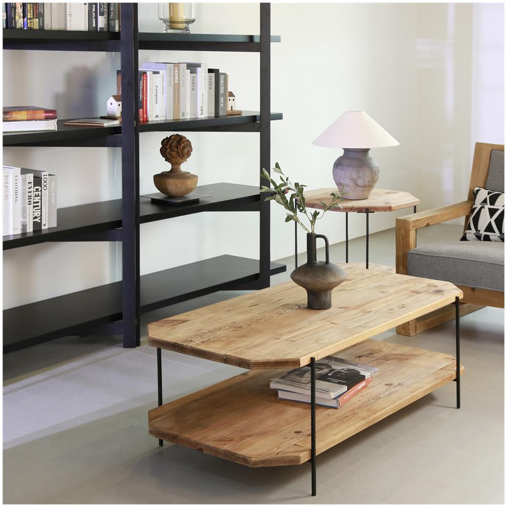 Socrate - Tavolino Da Salotto In Legno Massiccio - Foto 2