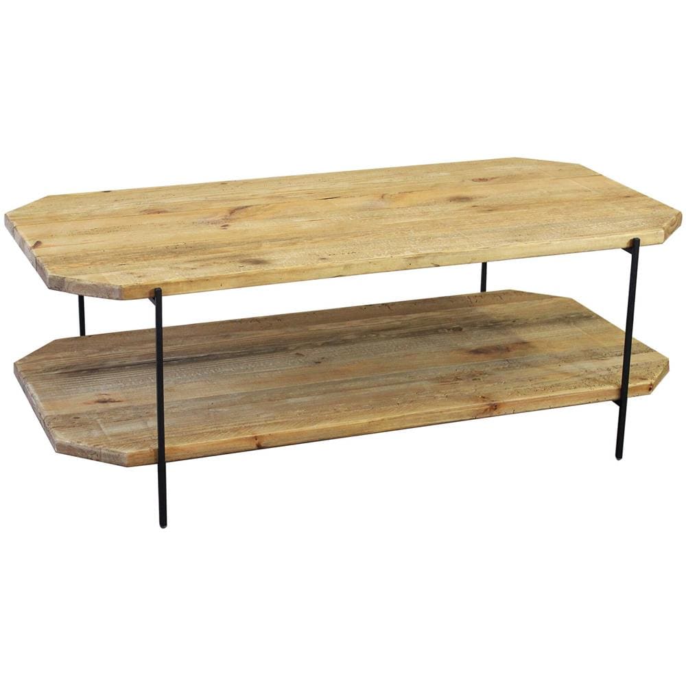 Socrate - Tavolino Da Salotto In Legno Massiccio - Foto 1