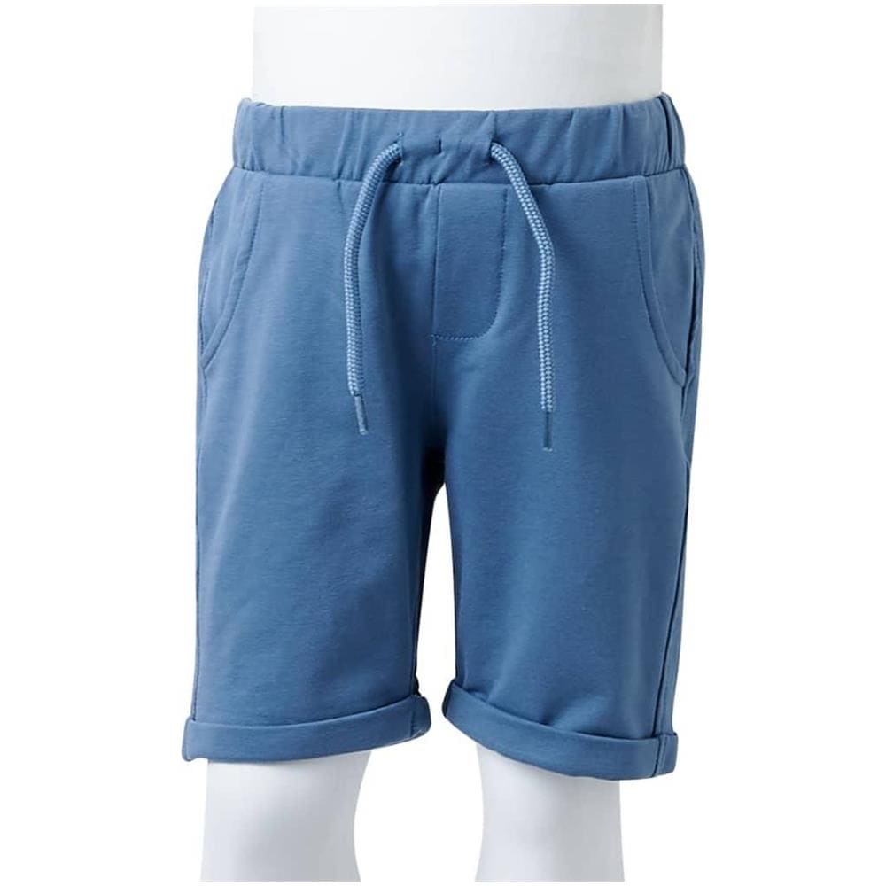 Pantaloncini per Bambini con Coulisse Blu Scuro 128 - Foto 8