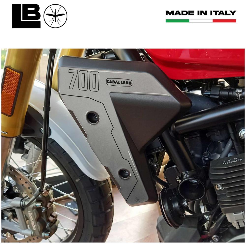 Adesivi 3D Protezioni Deflettori Moto Compatibili Con Fantic Caballero 700 - Foto 3