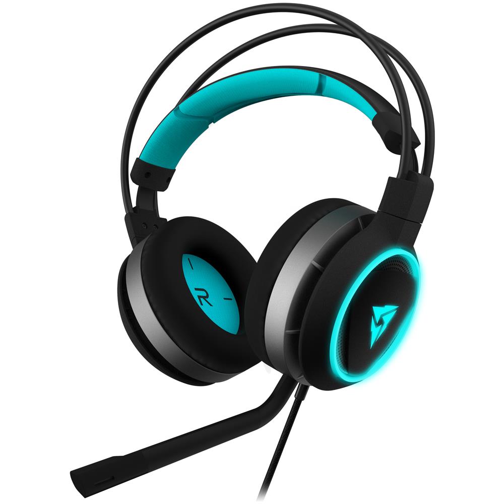 ThunderX3 AH7GLOW, cuffie, Led Halo, suono 2.0, driver da 5 cm - Foto 1