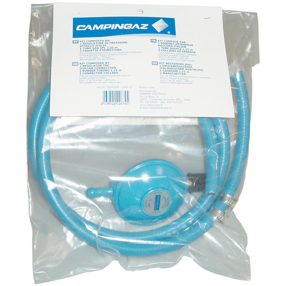 Kit Regolatore +tubo+fascette X Barbecue Gas - Foto 1