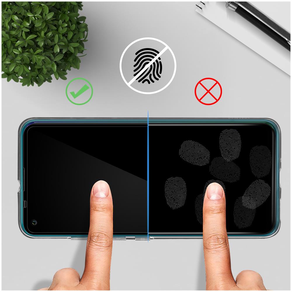 Pack View 5 / 5 Plus Cover Silicone E Vetro Temprato 9h Orig. Trasparente - Foto 2