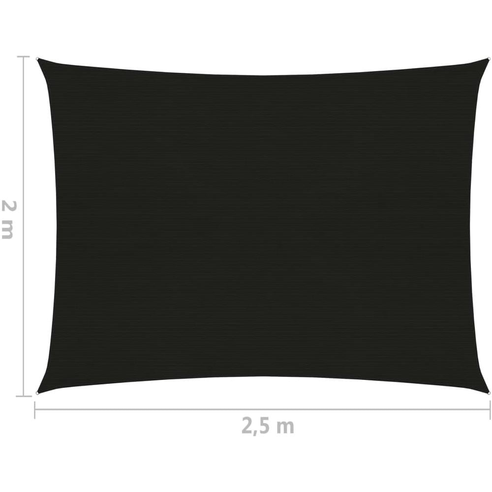 Vela Parasole 160 G / m Nera 2x2,5 M In Hdpe - Foto 6