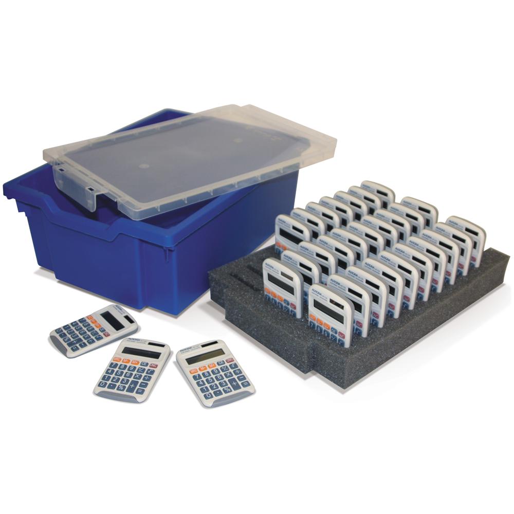CK30, tasca, Batteria / Solare, Basic calculator, Bianco, Pulsanti, LR1130 - Foto 1