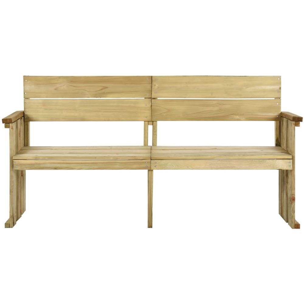 Panchina da Giardino 172 cm in Legno di Pino Impregnato - Foto 2